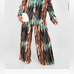 Pants to two piece set- multi color